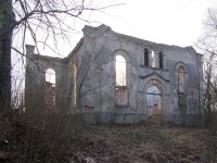 Niwiska - Ruiny kościoł protestanckiego