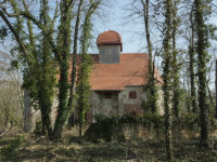 Gębice - Ruiny kościoła ewangelickiego